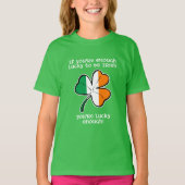 アイルランド人でラッキー Tシャツ (正面)