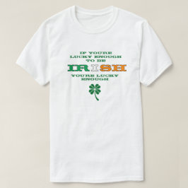 アイルランド人でラッキー Tシャツ