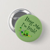 アイルランド人のための可愛い幸運 缶バッジ (正面&裏面)