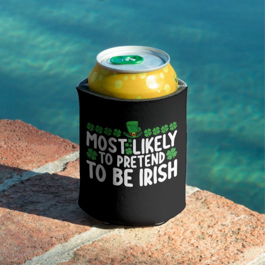 アイルランド人のふりをする可能性が最も高いSt patricks day 缶クーラー (インサイチュ プール)