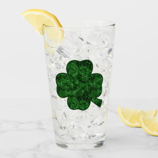 アイルランド人のアイルランドのクローバーの緑の運の運命の運命 タンブラーグラス (アイス正面)