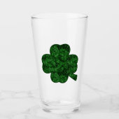 アイルランド人のアイルランドのクローバーの緑の運の運命の運命 タンブラーグラス (正面)