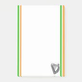 アイルランド人のストライプな旗 ポストイット (正面)