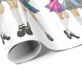 アイルランド人のダンスの包装紙 ラッピングペーパー (ロールコーナー)