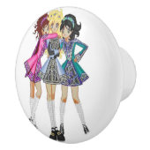 アイルランド人のダンスの引出しの引き セラミックノブ (右)