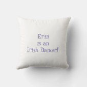 アイルランド人のダンスの枕はカスタマイズことができます クッション (裏面)