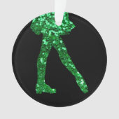 アイルランド人のダンスは独身の味方しました(メッセージの背部を加えて下さい) オーナメント (正面)