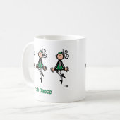 アイルランド人のダンス コーヒーマグカップ (正面左)