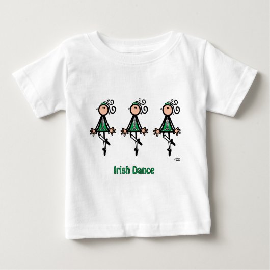 アイルランド人のダンス ベビーTシャツ (正面)