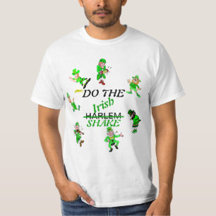 アイルランド人のハーレムの振動のおもしろいなst patricksのTシャツ Tシャツ
