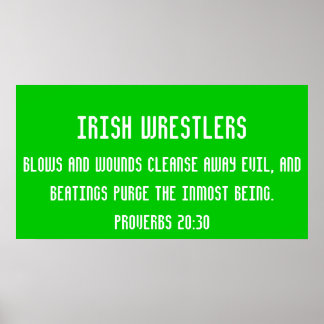アイルランド人の力士 ポスター
