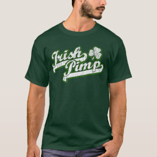 アイルランド人の売春あっせん業者のロゴのセントパトリックの日のおも Tシャツ