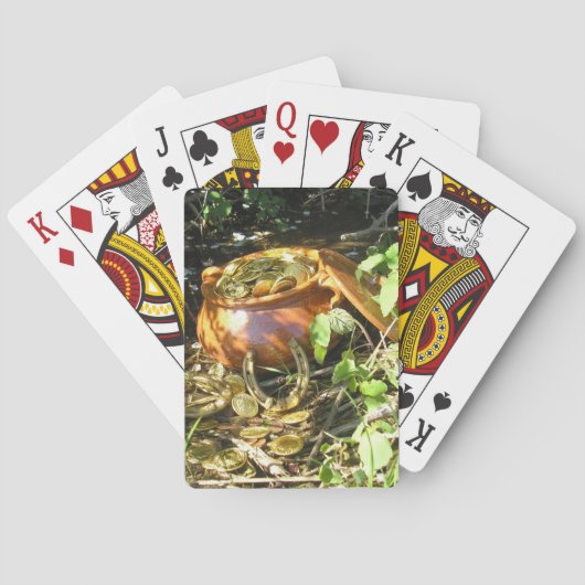 「アイルランド人の幸運が！」 トランプ (裏面)