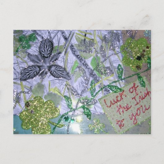 アイルランド人の幸運よ ポストカード (正面)