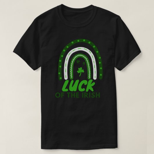 アイルランド人の幸運セントパトリックの日シャムロック彼 Tシャツ (デザイン正面)