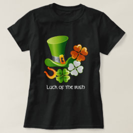 アイルランド人の幸運。セント・パトリック・デイTシャツ Tシャツ
