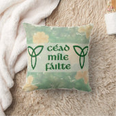 アイルランド人の歓迎されたアクセントの枕 クッション (ブランケット)