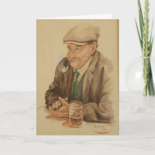 アイルランド人の父の日 カード (正面)