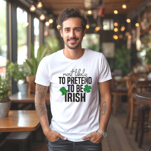 アイルランド人の男性のふりをする可能性が最も高い Tシャツ