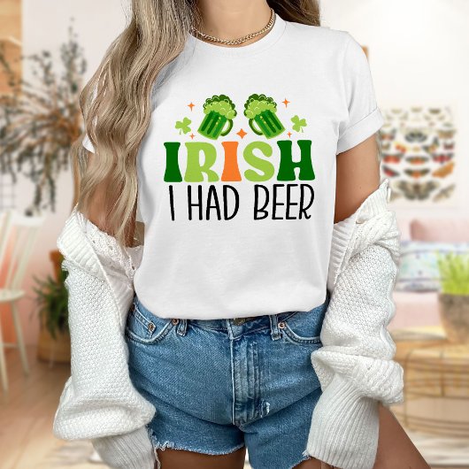 アイルランド人の私はビールシャツ、聖パトリックの日だった Tシャツ