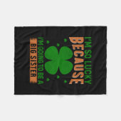 アイルランド人の私は姉になる フリースブランケット (正面(横))