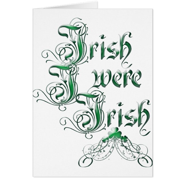 アイルランド人の私 (正面)