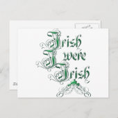 アイルランド人の私 ポストカード (正面/裏面)