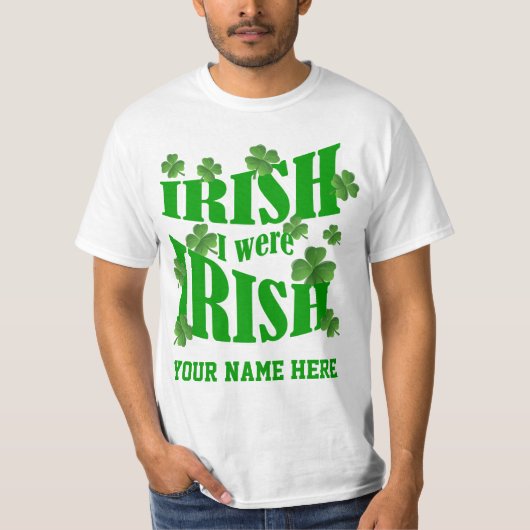 アイルランド人の私 Tシャツ (正面)