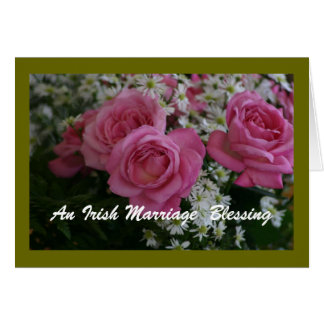 アイルランド人の賛美結婚カード