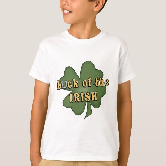 アイルランド人の運はTシャツをからかいます Tシャツ (正面)