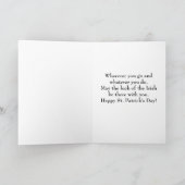 アイルランド人の運 カード (内部)