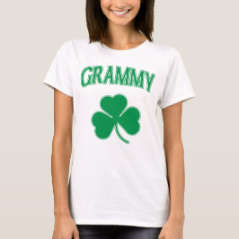 アイルランド人のGrammyの緑のシャムロック Tシャツ