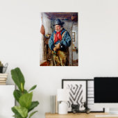 アイルランド人はウイスキーをフラスコに入れる ポスター (ホームオフィス)