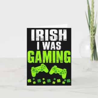 アイルランド人はゲーミング セントパトリックデー 楽しい ゲーマー カード