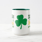 アイルランド人は幸せな聖パトリックスの日マグ ツートーンマグカップ (中央)