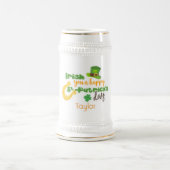アイルランド人は幸せSt patricks day ビールジョッキ (中央)