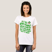 アイルランド人を見る Tシャツ (正面フル)