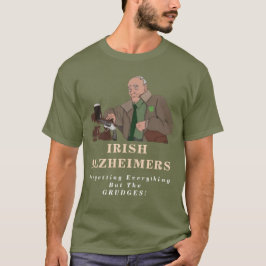 アイルランド人アルツハイマー病ユーモアセントパディギャングスタTシャツ Tシャツ