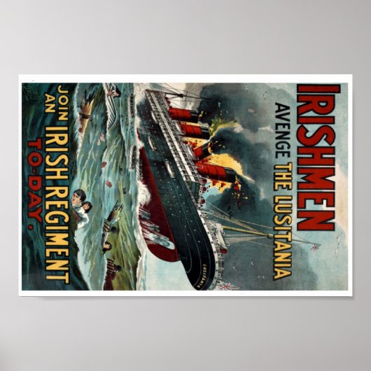 アイルランド人募集ポスター1914 - 1918. ポスター (正面)