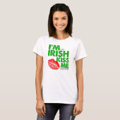 アイルランド人嫌いのキス ジョークTシャツ Tシャツ (正面フル)