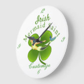 アイルランド人魚姫サンサンダーコーブ ラージ壁時計 (傾斜)