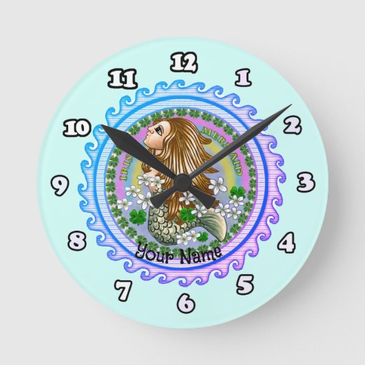 アイルランド人魚 時計 (正面)