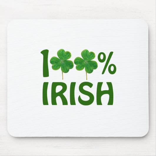 アイルランド人100% マウスパッド (正面)
