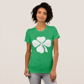アイルランド人4の葉のクローバーのSt patricks dayのTシャツ Tシャツ (正面フル)