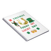 アイルランド今日の私の幸運な日 ノートブック (右側)