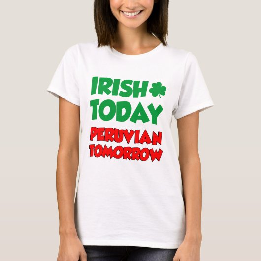 アイルランド今日ペルー明日 Tシャツ (正面)