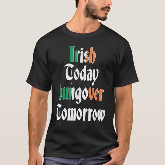 アイルランド今日st patrickの日パディーグリーン1 tシャツ (正面)