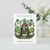 アイルランド伝統伝統的:聖パトリック司教 シーズンポストカード (スタンド正面)