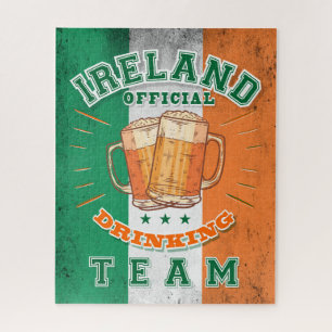 アイルランド公式の飲みチーム。ビールおもしろい ジグソーパズル