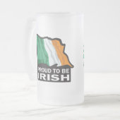 アイルランド公式飲み会 フロストグラスビールジョッキ (正面左)